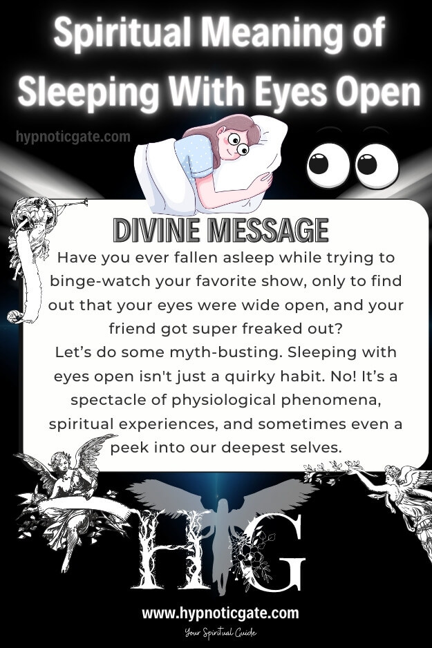 Spiritual Meaning of Sleeping With Eyes Open