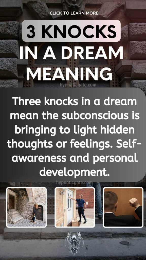 3 Knocks in a Dream What Does It Mean